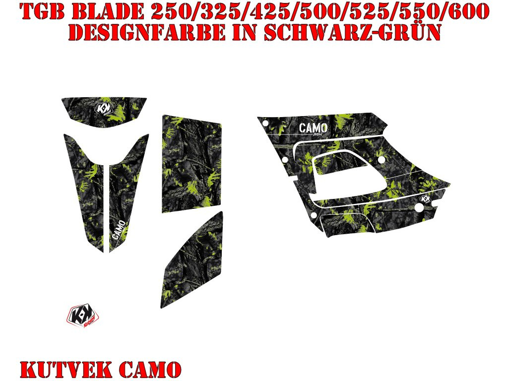 Camo Schwarz-Grün für TGB Blade altes Modell